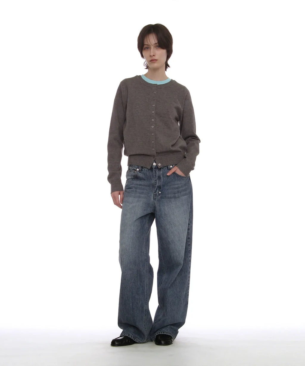 [ Pre-order ] Classic Wide Leg Loose Jeans