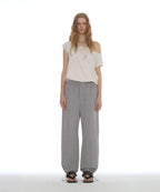 [ Pre-order ] Layered Hem Sweatpants
