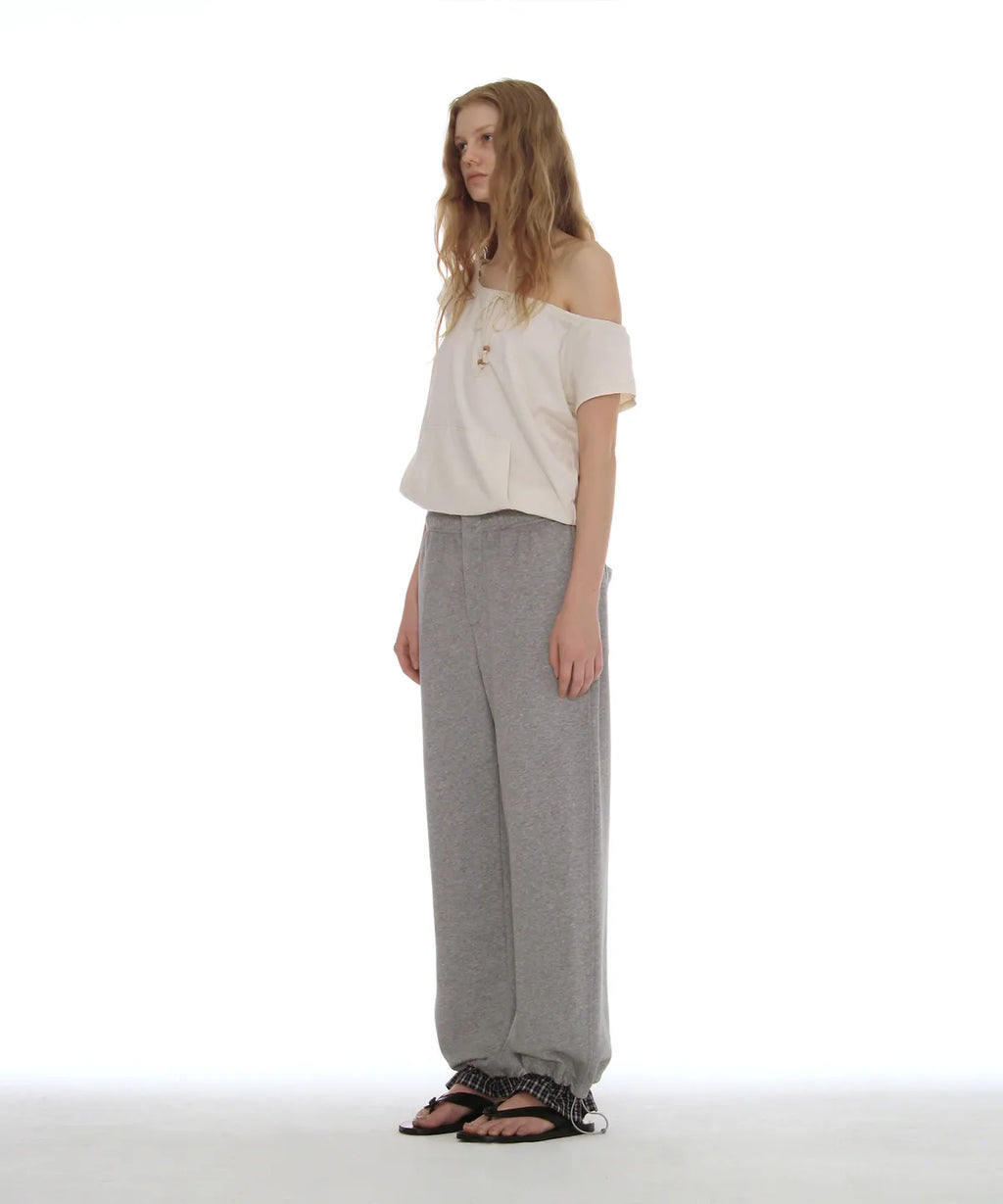 [ Pre-order ] Layered Hem Sweatpants