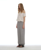 [ Pre-order ] Layered Hem Sweatpants