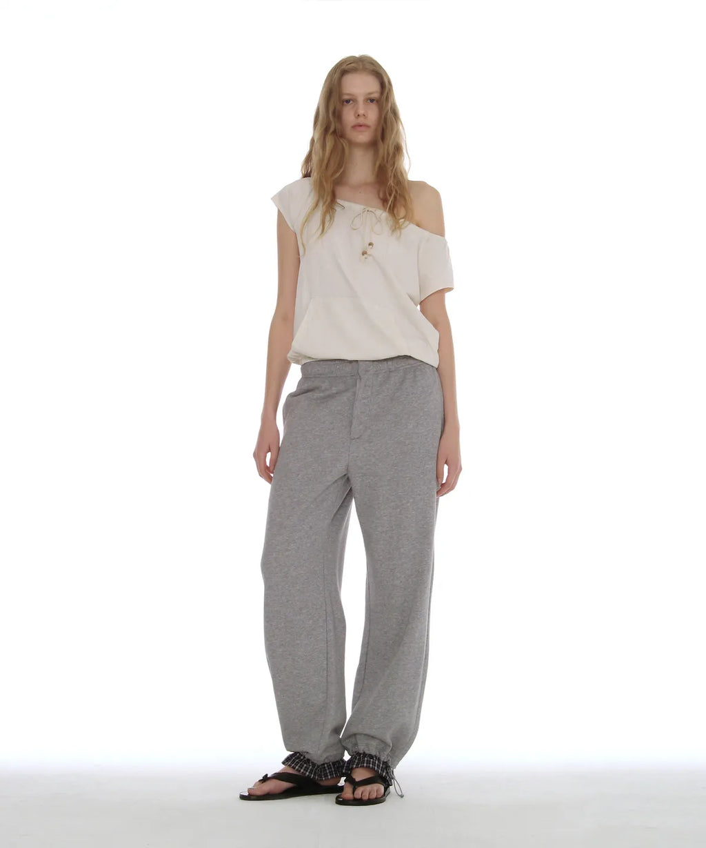 [ Pre-order ] Layered Hem Sweatpants