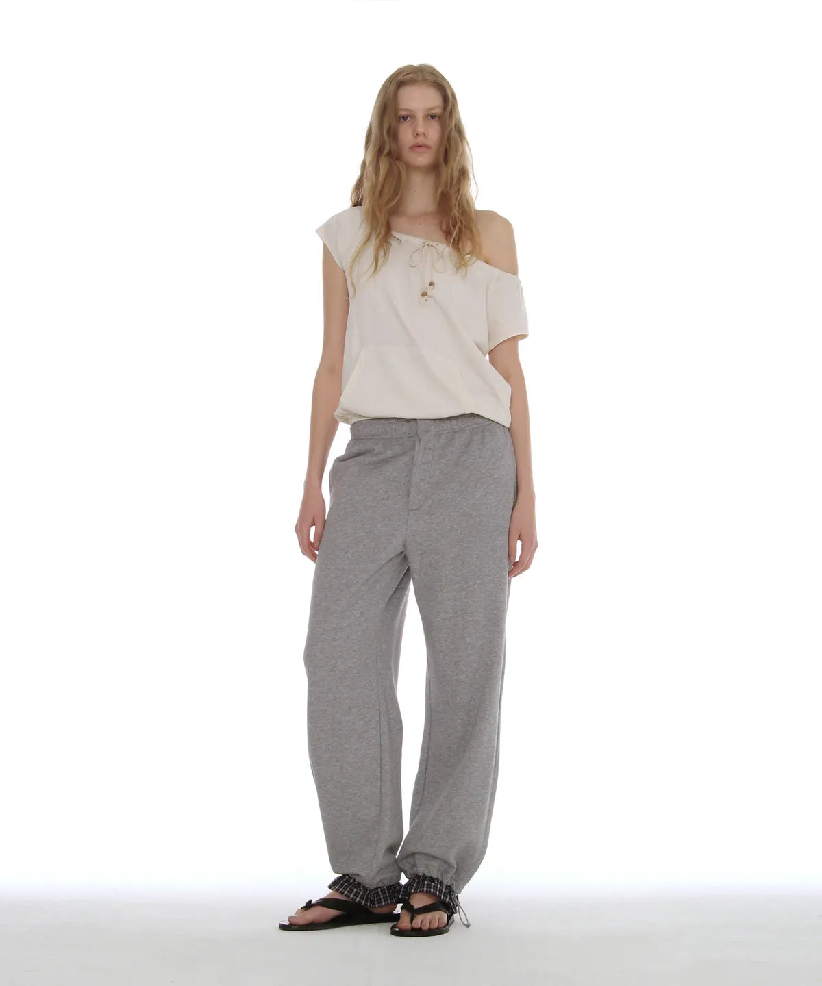 [ Pre-order ] Layered Hem Sweatpants