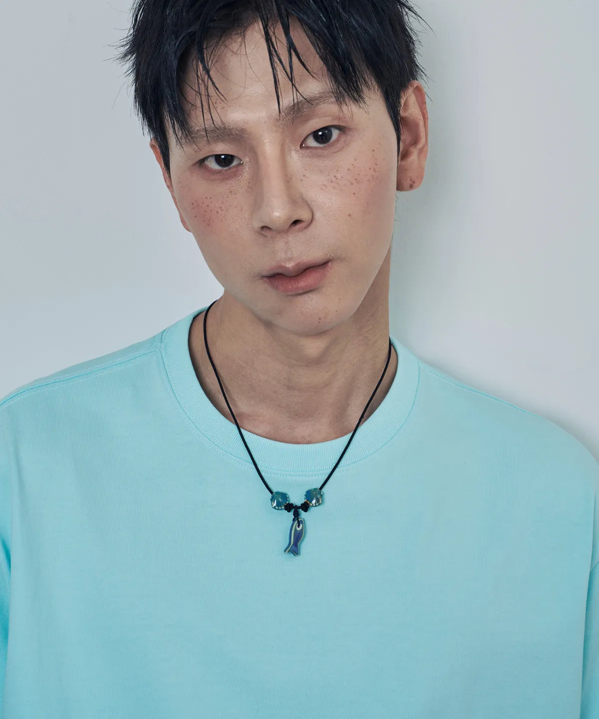 [ Pre-order ] Vintage Aqua Pendant Necklace