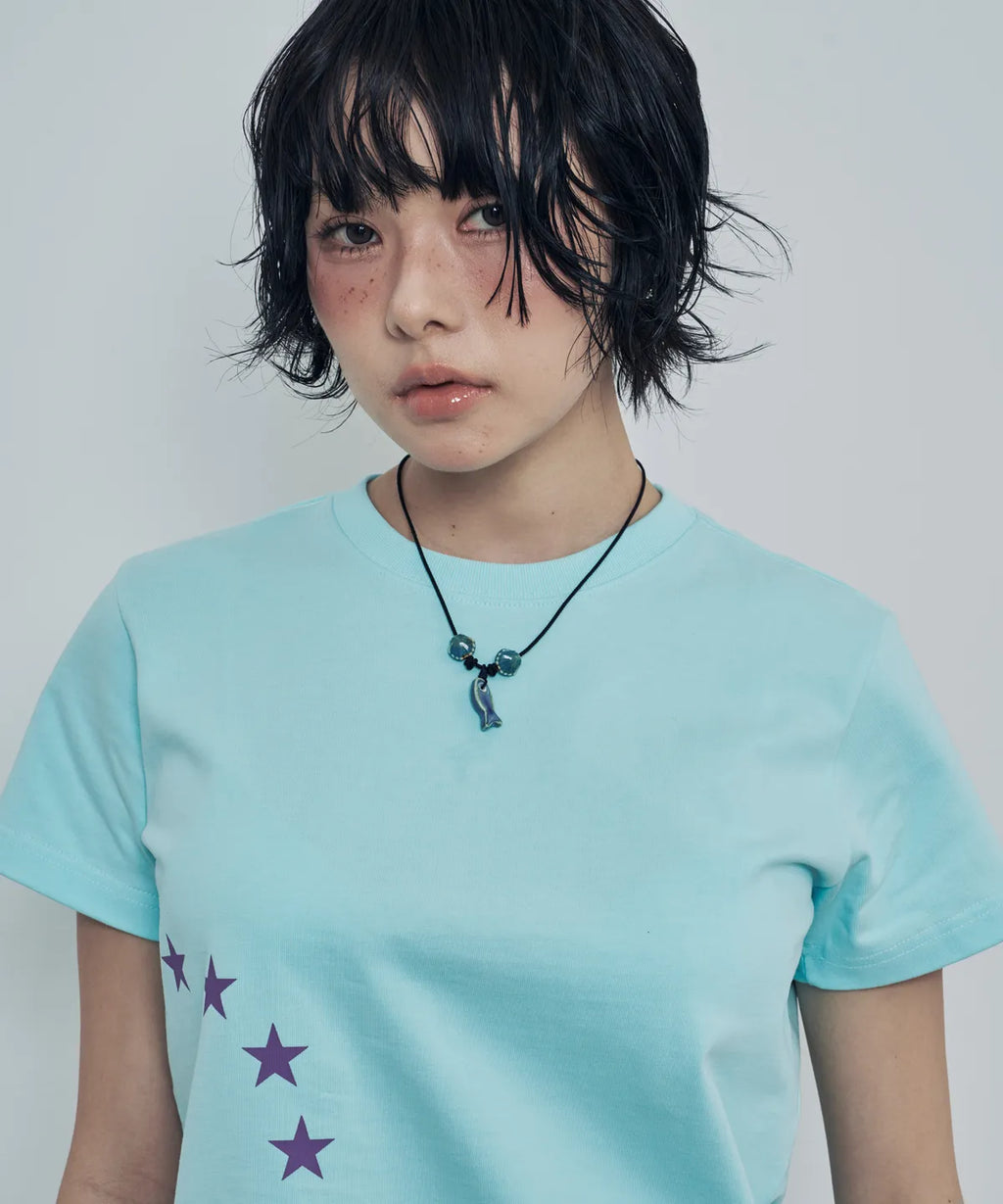 [ Pre-order ] Vintage Aqua Pendant Necklace