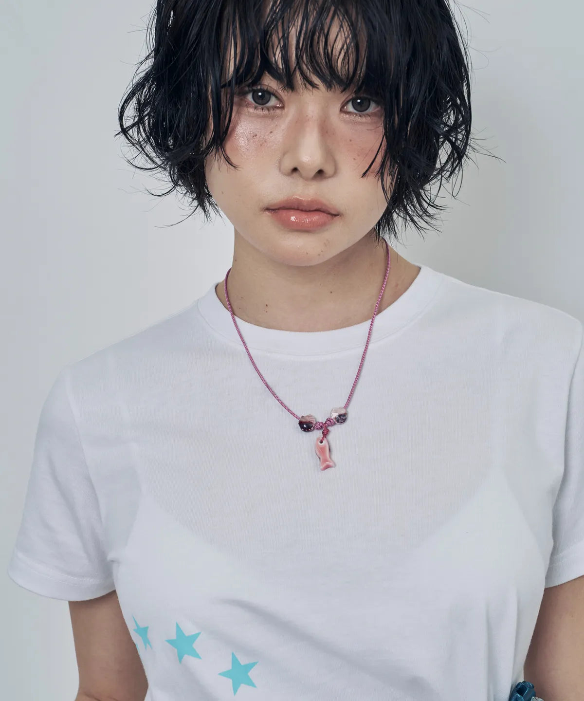 [ Pre-order ] Vintage Aqua Pendant Necklace