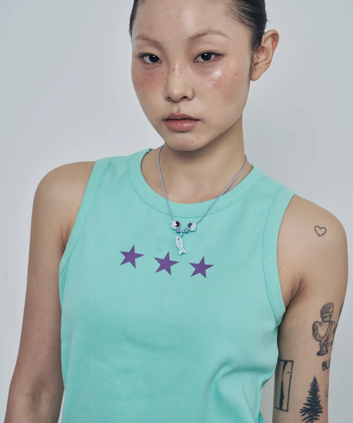 [ Pre-order ] Vintage Aqua Pendant Necklace