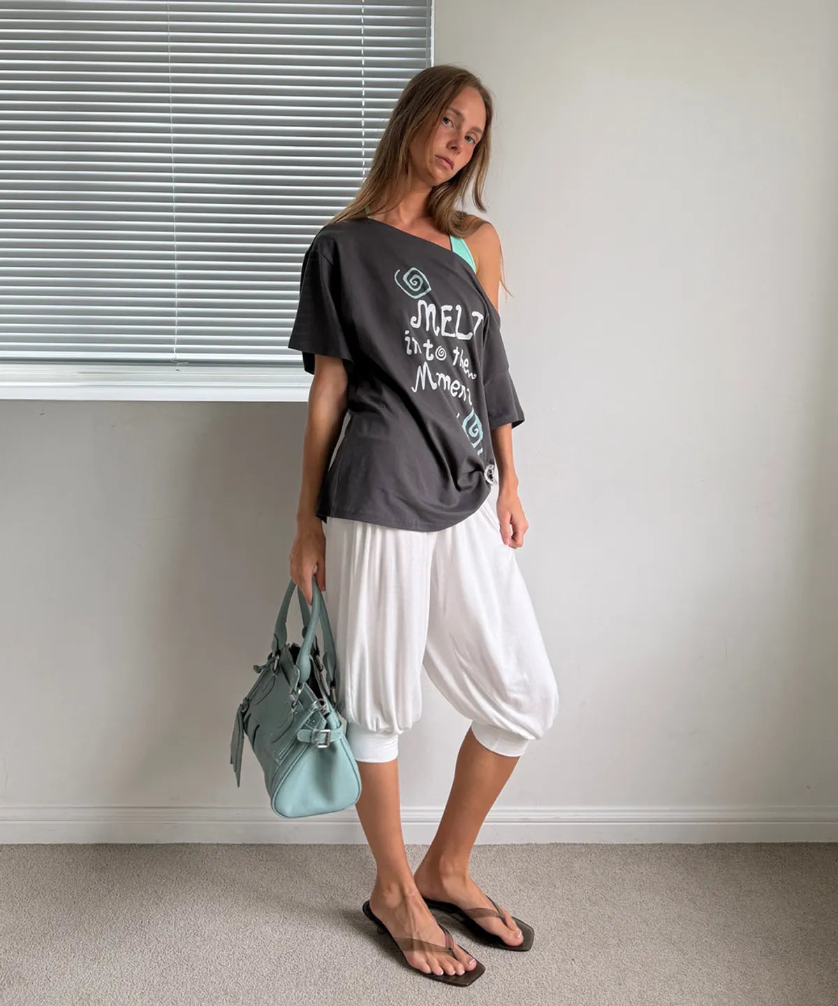 [ Pre-order ] Fold Harem Pants