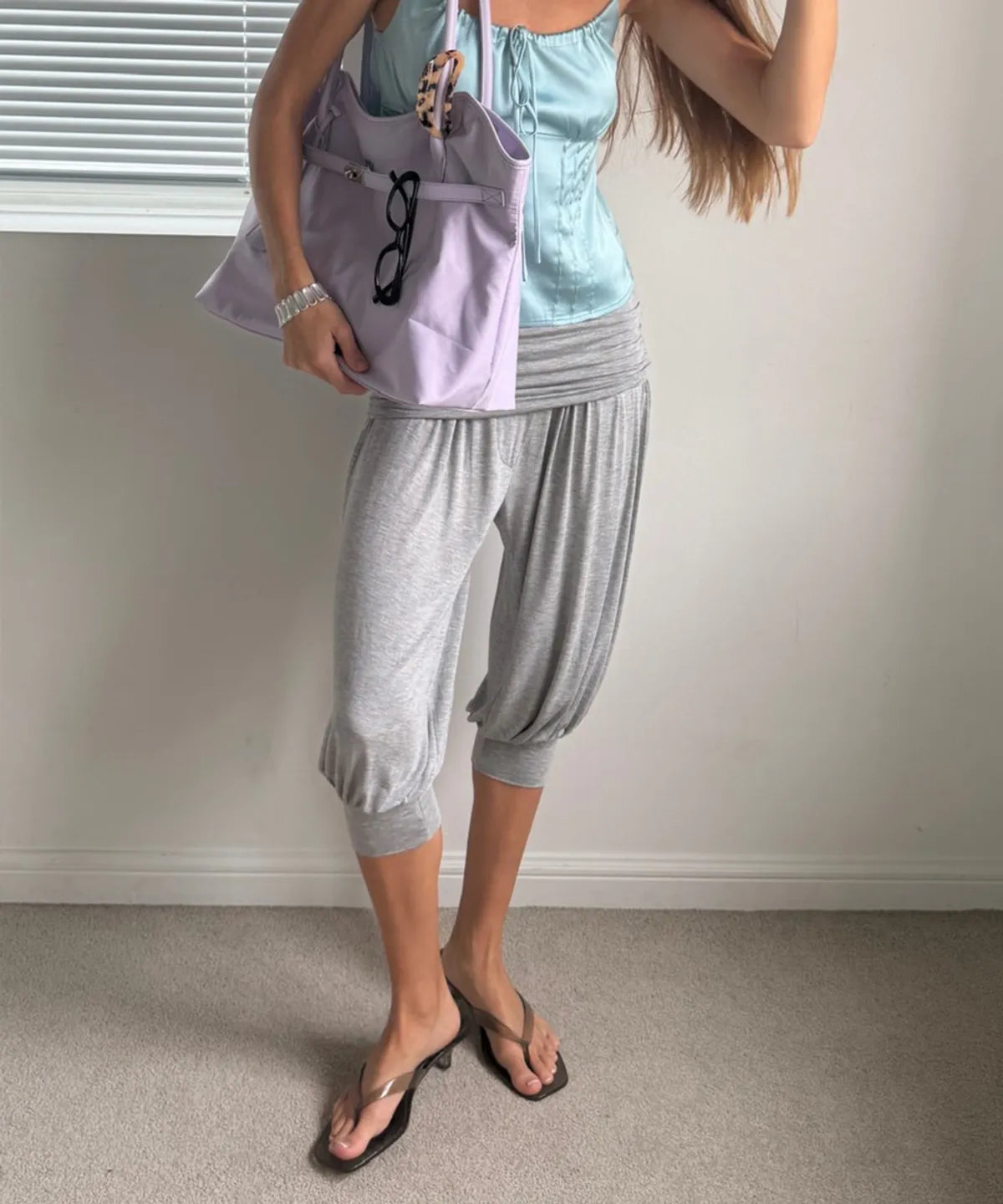 [ Pre-order ] Fold Harem Pants