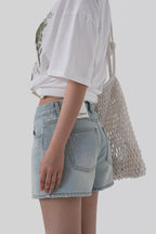 [ Pre-order ] Autumn Made Marina Denim Shorts ( L來港中 )