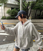 [ Pre-order ] 3 Star Logo Zip Hoodie