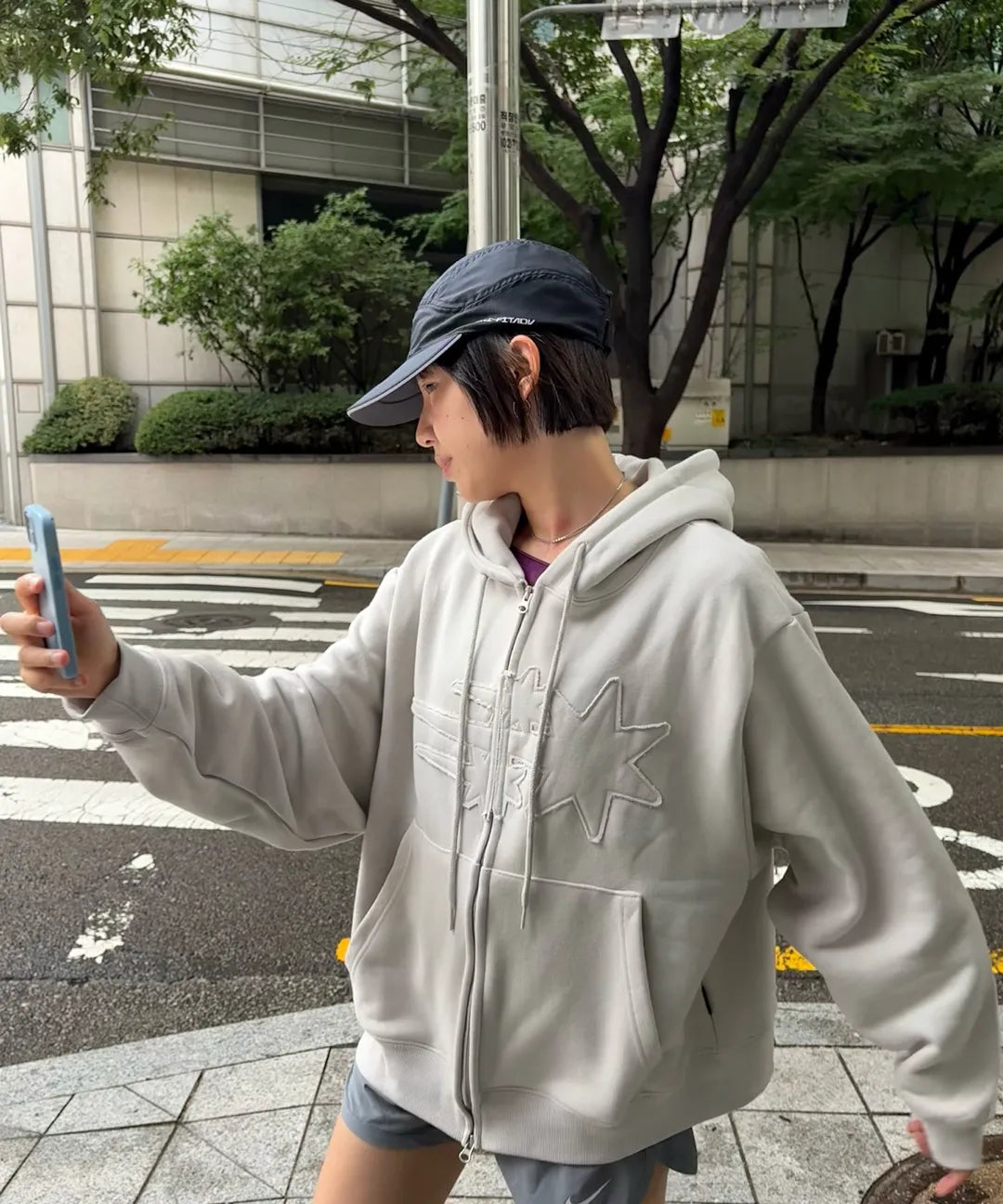 [ Pre-order ] 3 Star Logo Zip Hoodie