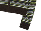 [ Pre-order ] Soft Knit Zip-up Stripe