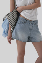 [ Pre-order ] Autumn Made Micro Denim Shorts