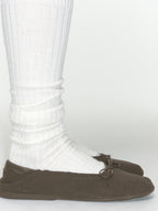 [ Pre-order ] Shirring Flat Shoes