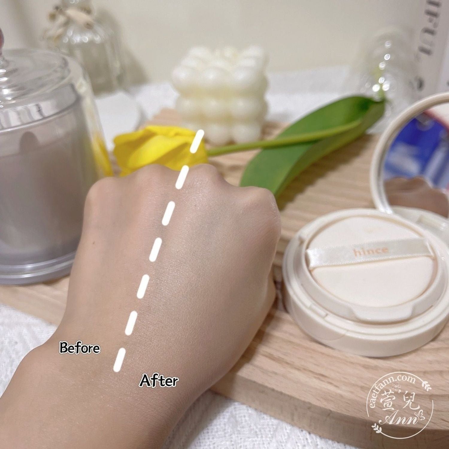 [ 現貨 ] Hince Second Skin Glow Cushion SET 沁膚煥顏光澤氣墊套裝