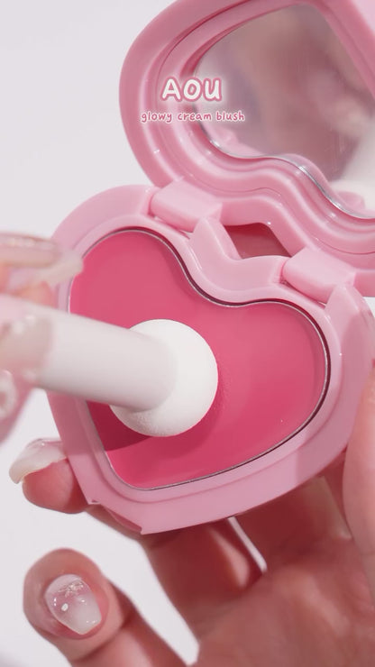 [ Karina同款 - 現貨 ] AOU🩷透感胭脂膏 Glowy Cream Blush ( 售完不補 )