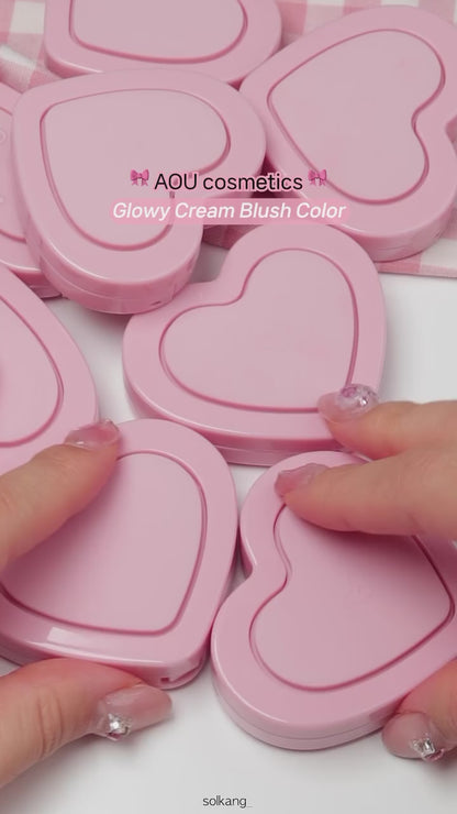 [ Karina同款 - 現貨 ] AOU🩷透感胭脂膏 Glowy Cream Blush ( 售完不補 )