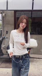 [ Pre-order ] Rockcake Classic Henly Neck Top