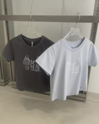 [ Pre-order ] OJOS x NOITOW SHU Graphic Crop T-shirt