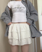 [ 店主推薦 Pre-order ] Blackup Sherin Cancan Mini Skirt Pants