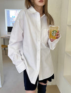 [ Pre-order ] Chaining Oversize Oxford Shirt