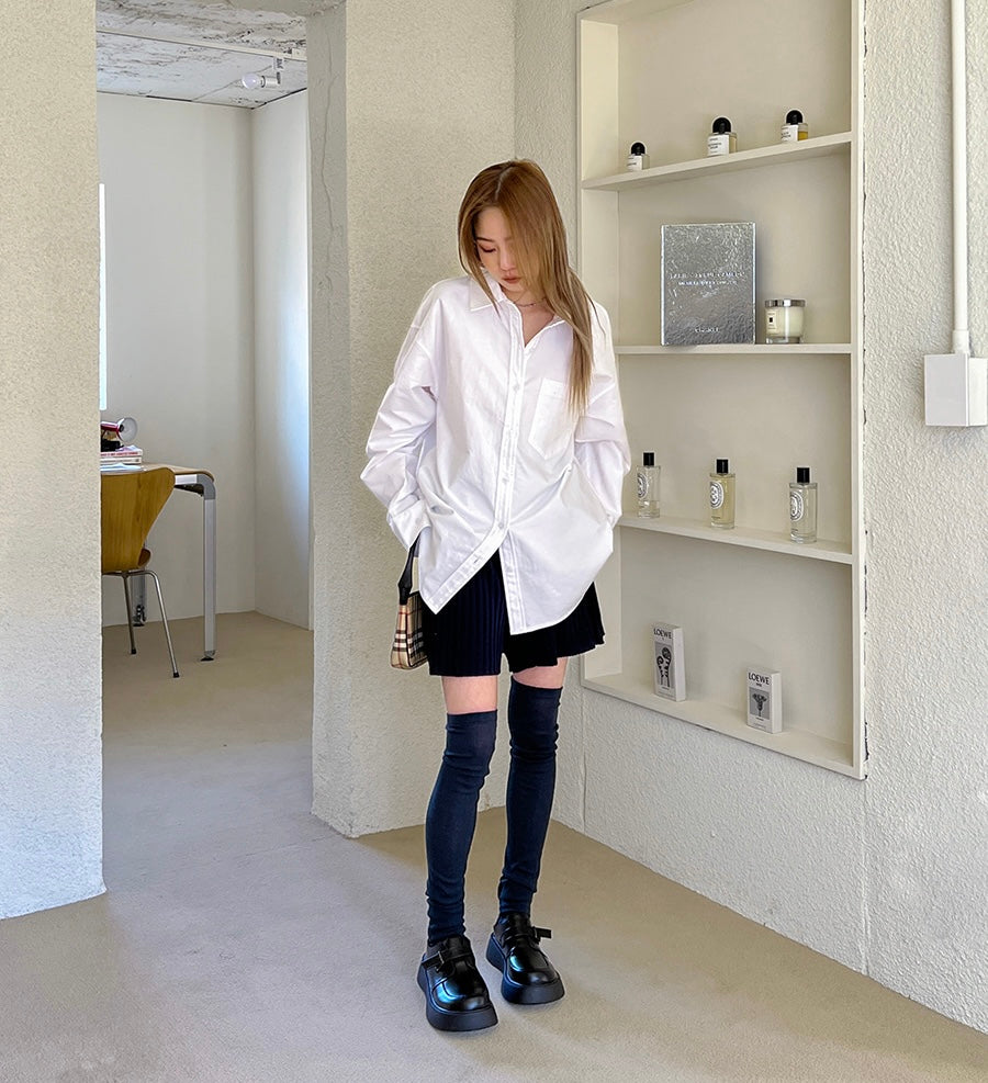 [ Pre-order ] Chaining Oversize Oxford Shirt