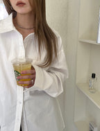 [ Pre-order ] Chaining Oversize Oxford Shirt