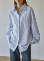 [ Pre-order ] Chaining Oversize Oxford Shirt