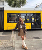 [ KR0367 ]  70s vintage leather jacket