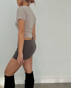 [ KR0335 ] Bite me mid waist skort