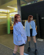 [ Pre-order ] Chaining Oversize Oxford Shirt