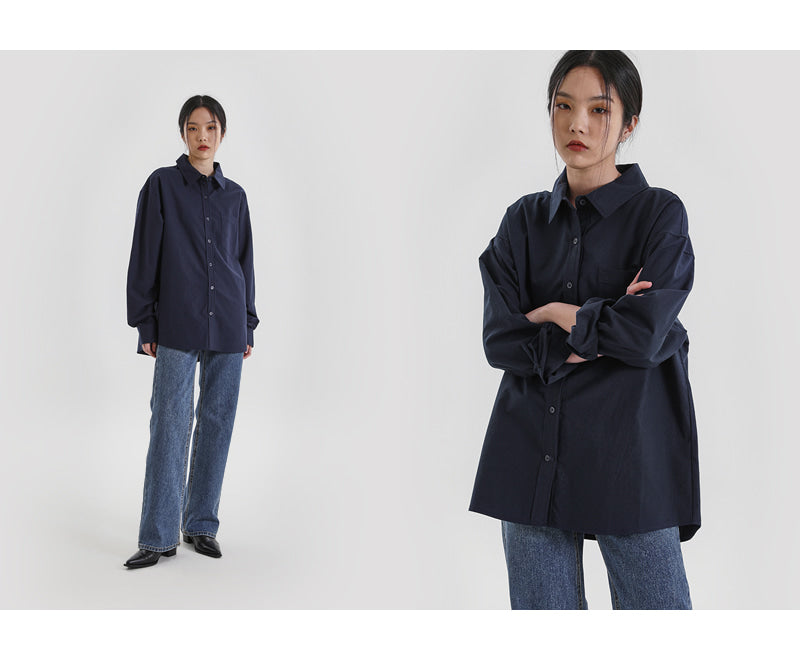 [ Pre-order ] Chaining Oversize Oxford Shirt