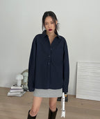 [ Pre-order ] Chaining Oversize Oxford Shirt