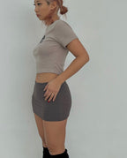 [ KR0335 ] Bite me mid waist skort