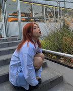 [ Pre-order ] Chaining Oversize Oxford Shirt