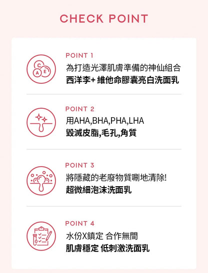 [ 現貨 ] Milk Touch❤️維他命精華膠囊亮白洗面乳 ( 乾肌/油肌都啱用👍🏻 )