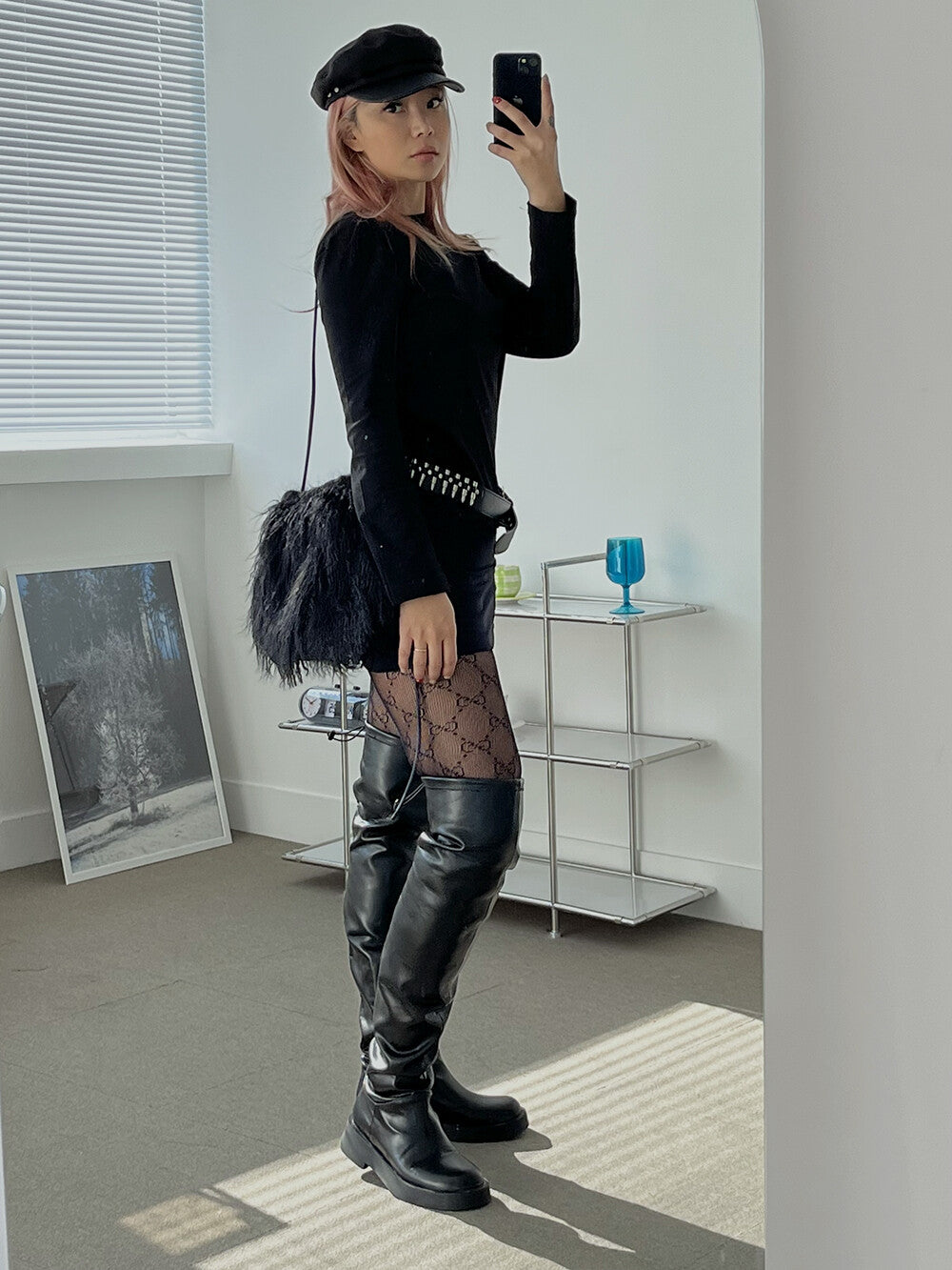 [ KR0335 ] Bite me mid waist skort