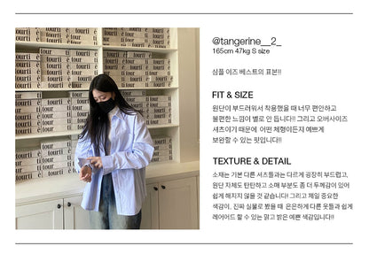 [ Pre-order ] Chaining Oversize Oxford Shirt